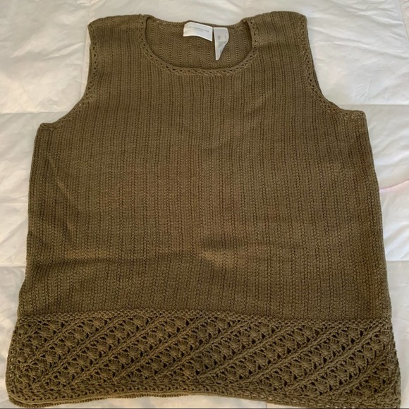 Liz Claiborne Knit Sleeveless Top - Picture 1 of 3
